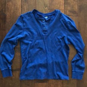 Old Navy royal blue 3 button Henley.